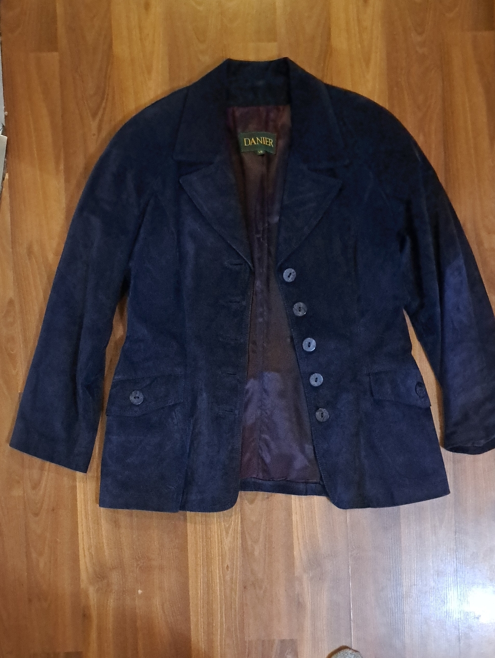 Vintage Danier Deep Navy Suede Blazer